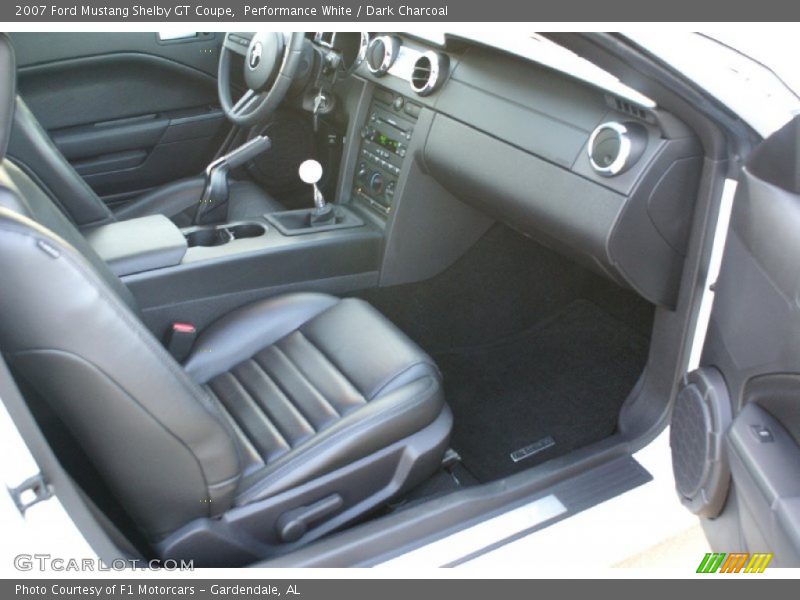 Performance White / Dark Charcoal 2007 Ford Mustang Shelby GT Coupe