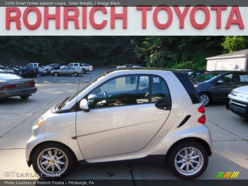 Silver Metallic / Design Black 2008 Smart fortwo passion coupe
