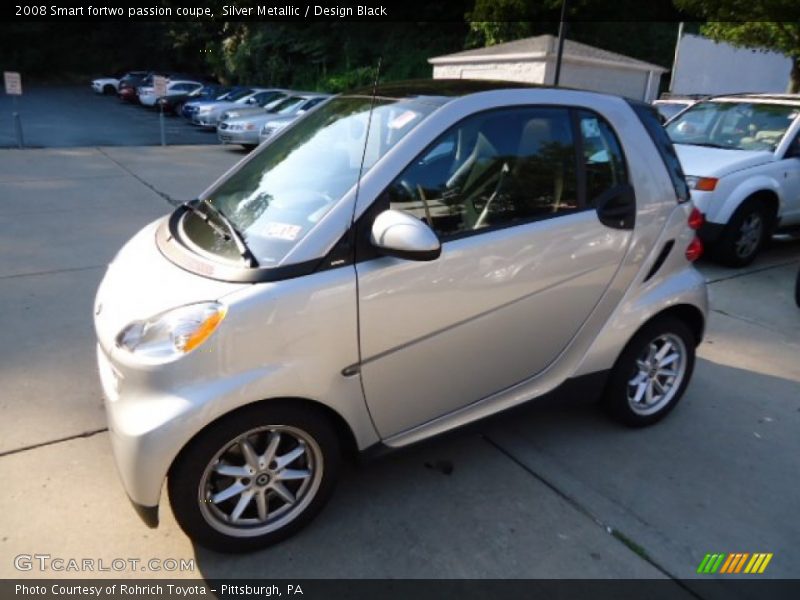 Silver Metallic / Design Black 2008 Smart fortwo passion coupe