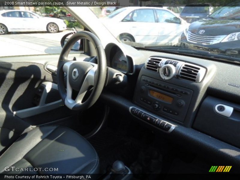 Silver Metallic / Design Black 2008 Smart fortwo passion coupe