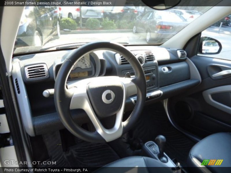 Silver Metallic / Design Black 2008 Smart fortwo passion coupe