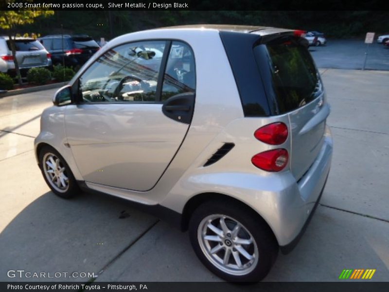 Silver Metallic / Design Black 2008 Smart fortwo passion coupe