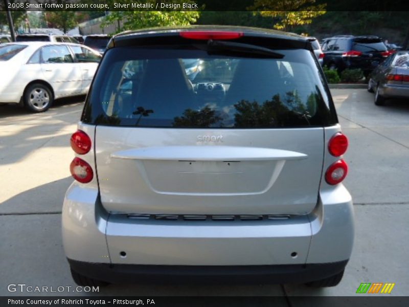 Silver Metallic / Design Black 2008 Smart fortwo passion coupe