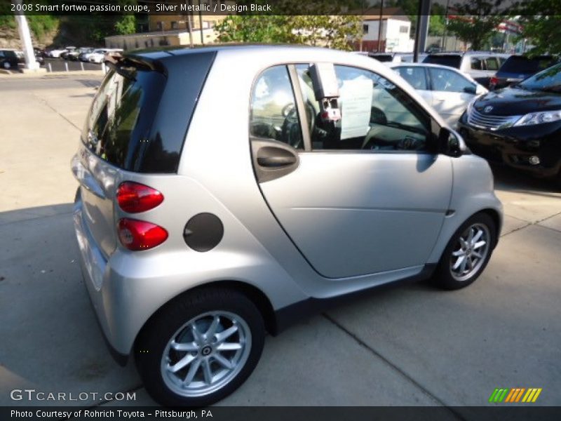 Silver Metallic / Design Black 2008 Smart fortwo passion coupe