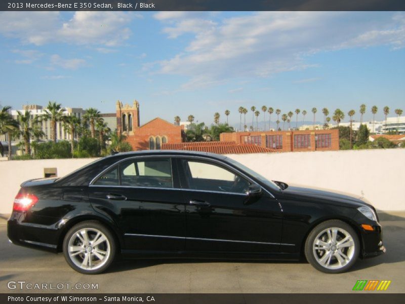 Black / Black 2013 Mercedes-Benz E 350 Sedan