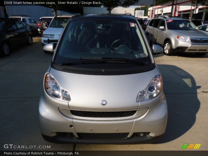 Silver Metallic / Design Black 2008 Smart fortwo passion coupe