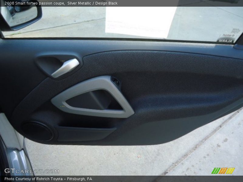 Silver Metallic / Design Black 2008 Smart fortwo passion coupe