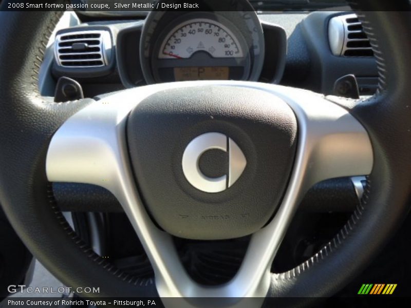 Silver Metallic / Design Black 2008 Smart fortwo passion coupe