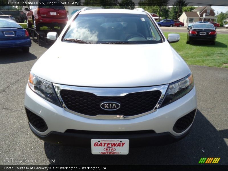 Bright Silver / Gray 2012 Kia Sorento LX V6