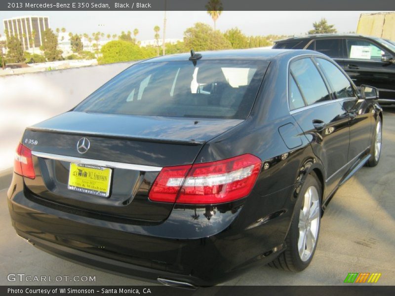 Black / Black 2013 Mercedes-Benz E 350 Sedan