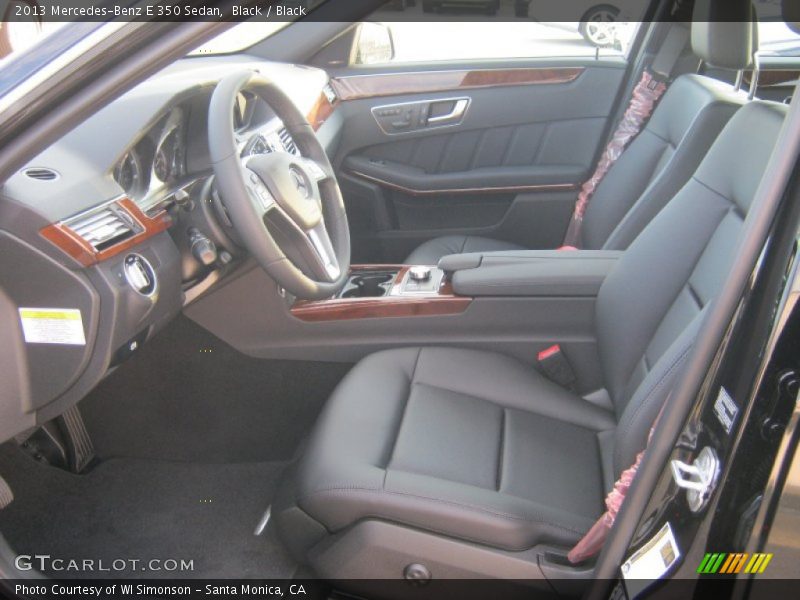 Black / Black 2013 Mercedes-Benz E 350 Sedan