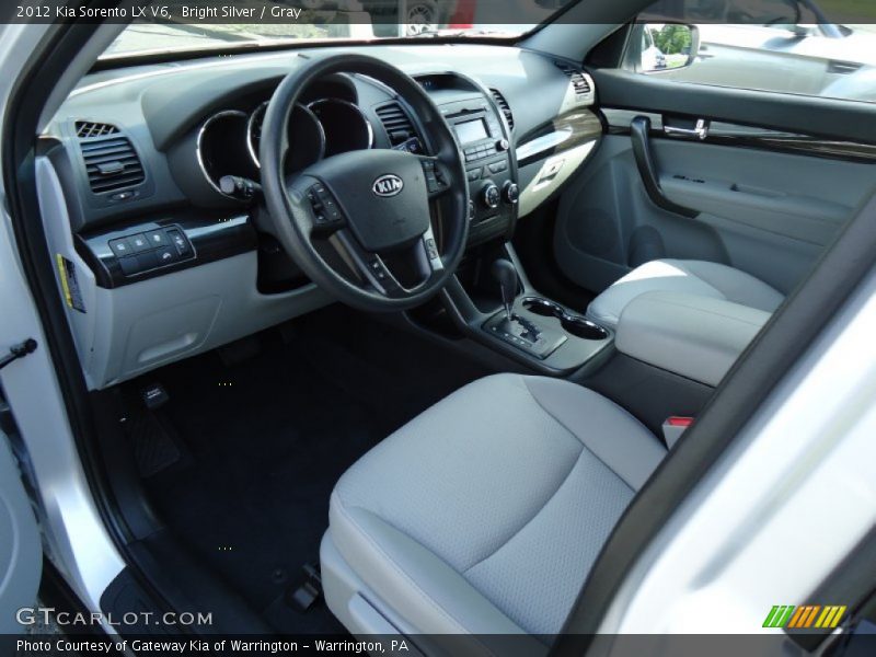 Gray Interior - 2012 Sorento LX V6 