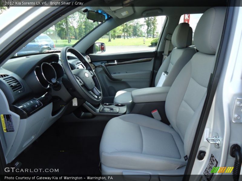  2012 Sorento LX V6 Gray Interior