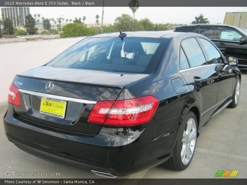 Black / Black 2013 Mercedes-Benz E 350 Sedan