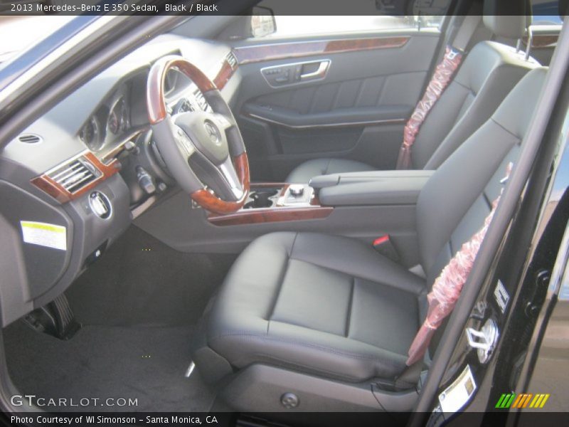 Black / Black 2013 Mercedes-Benz E 350 Sedan