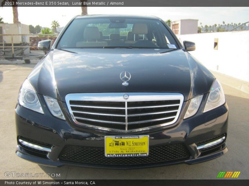 Lunar Blue Metallic / Almond 2013 Mercedes-Benz E 350 Sedan