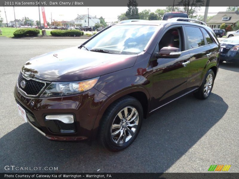 Dark Cherry / Black 2011 Kia Sorento SX V6