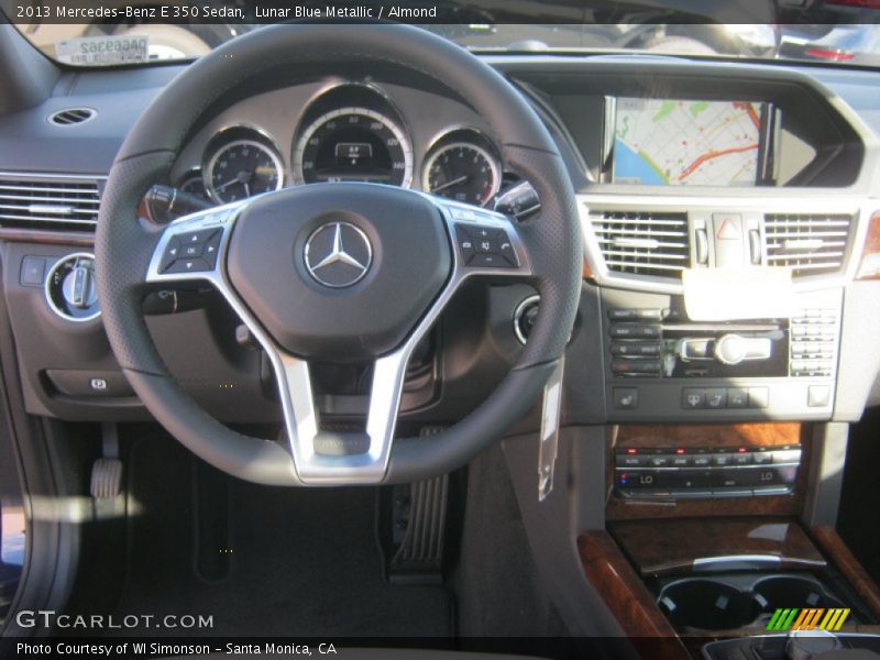 Lunar Blue Metallic / Almond 2013 Mercedes-Benz E 350 Sedan