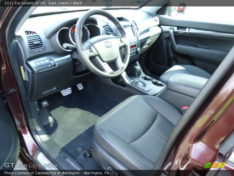 Dark Cherry / Black 2011 Kia Sorento SX V6
