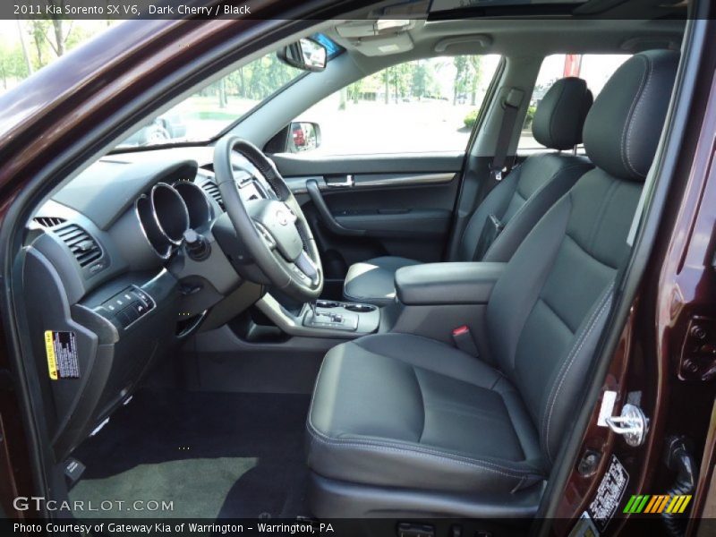 Dark Cherry / Black 2011 Kia Sorento SX V6