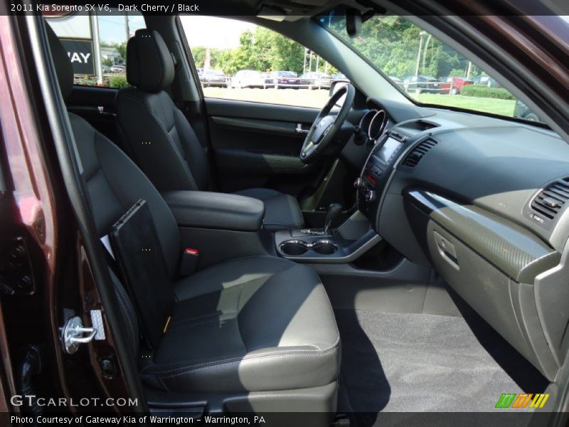 Dark Cherry / Black 2011 Kia Sorento SX V6
