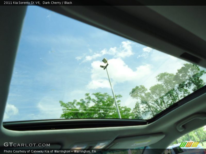 Dark Cherry / Black 2011 Kia Sorento SX V6