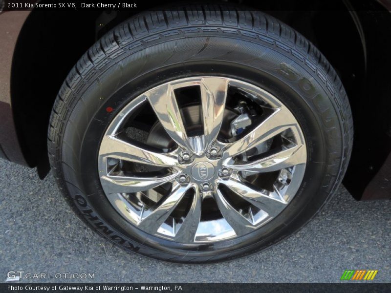 Dark Cherry / Black 2011 Kia Sorento SX V6
