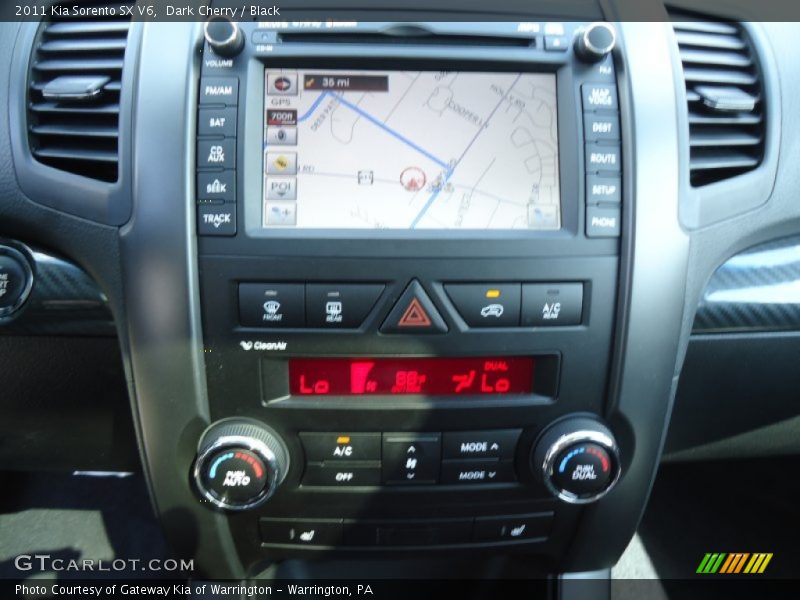 Dark Cherry / Black 2011 Kia Sorento SX V6