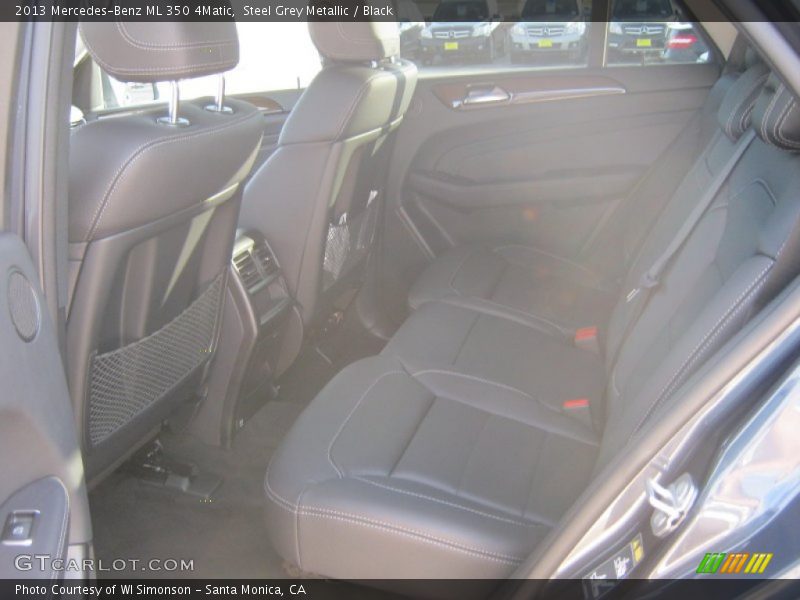 Steel Grey Metallic / Black 2013 Mercedes-Benz ML 350 4Matic