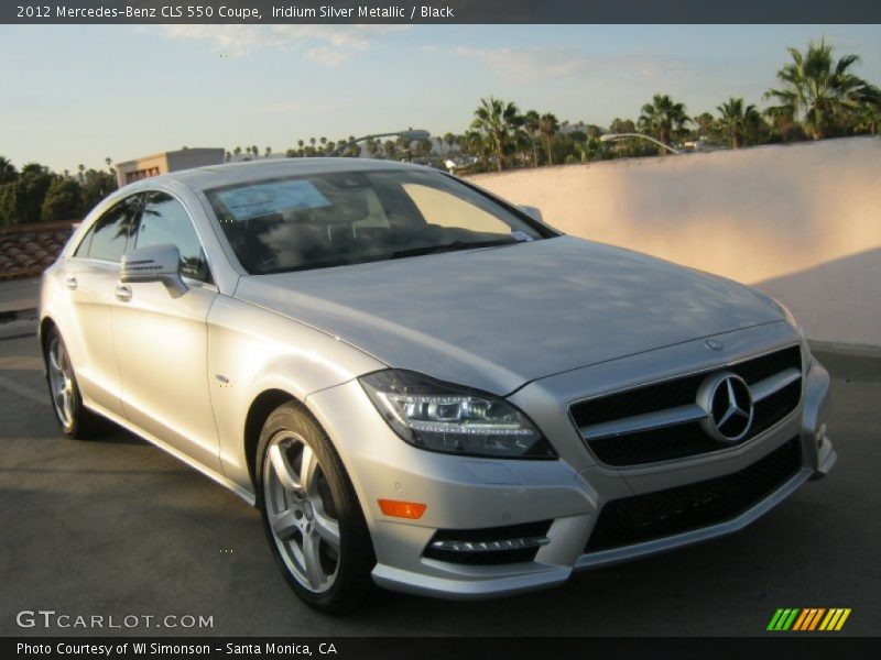 Iridium Silver Metallic / Black 2012 Mercedes-Benz CLS 550 Coupe