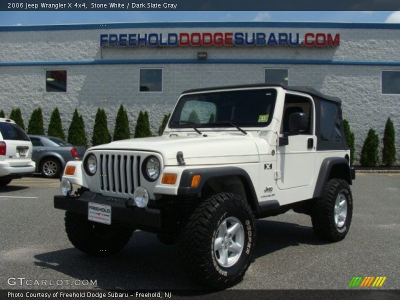 Stone White / Dark Slate Gray 2006 Jeep Wrangler X 4x4