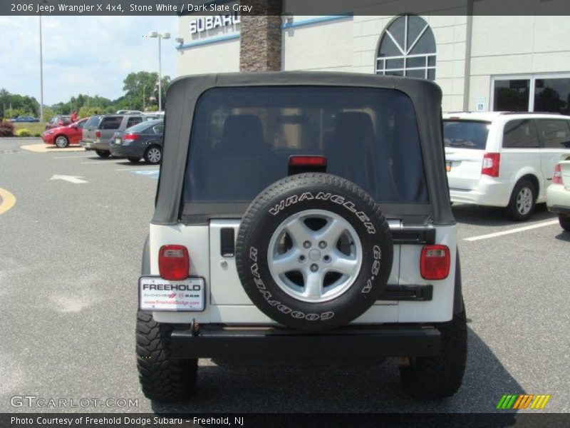 Stone White / Dark Slate Gray 2006 Jeep Wrangler X 4x4