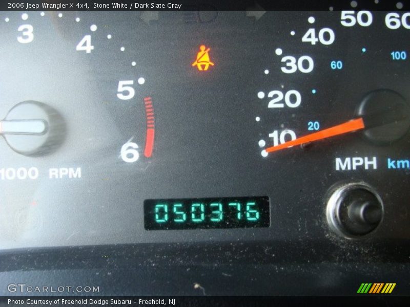 Stone White / Dark Slate Gray 2006 Jeep Wrangler X 4x4