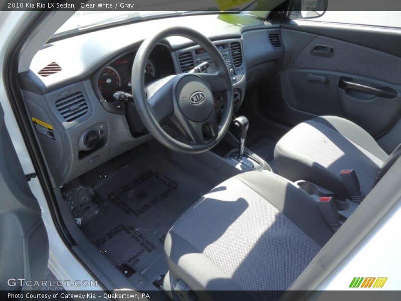 Gray Interior - 2010 Rio LX Sedan 
