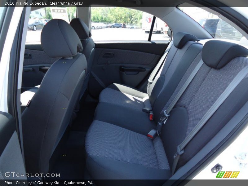 Rear Seat of 2010 Rio LX Sedan