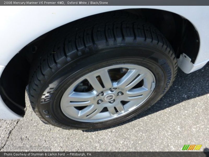 Oxford White / Black/Stone 2008 Mercury Mariner V6 Premier 4WD