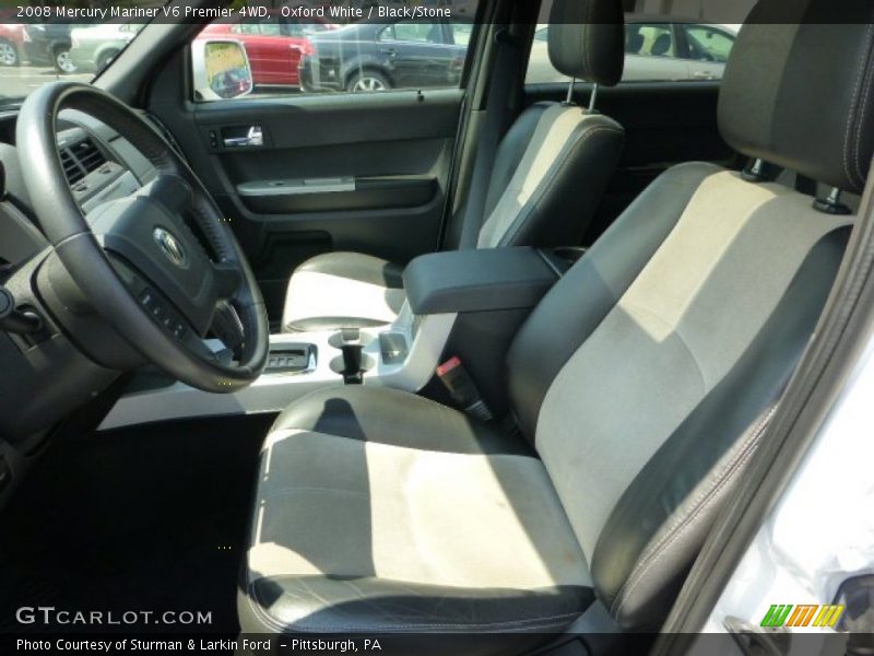 Front Seat of 2008 Mariner V6 Premier 4WD