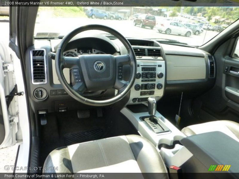 Black/Stone Interior - 2008 Mariner V6 Premier 4WD 