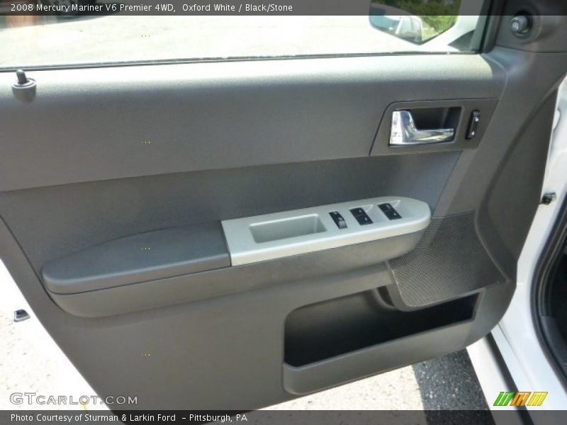 Oxford White / Black/Stone 2008 Mercury Mariner V6 Premier 4WD