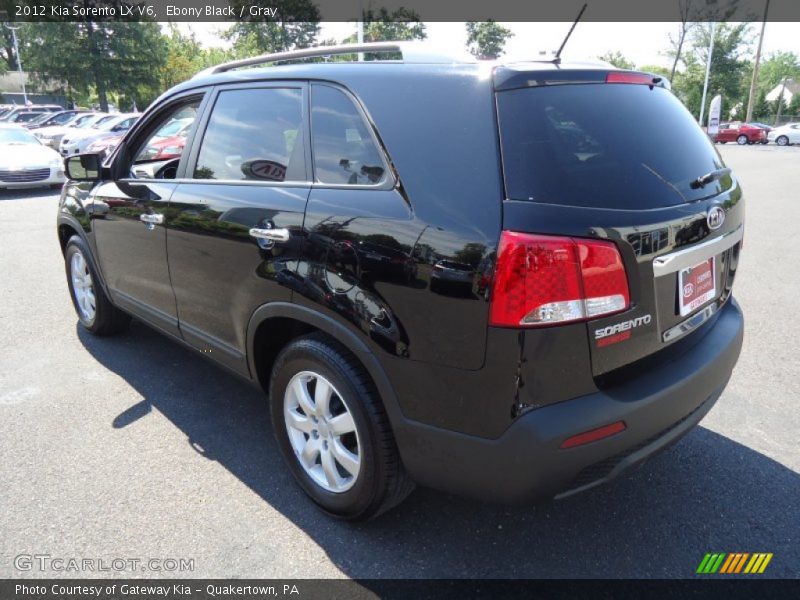 Ebony Black / Gray 2012 Kia Sorento LX V6