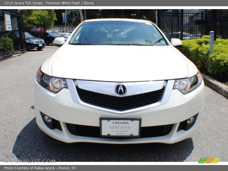 Premium White Pearl / Ebony 2010 Acura TSX Sedan