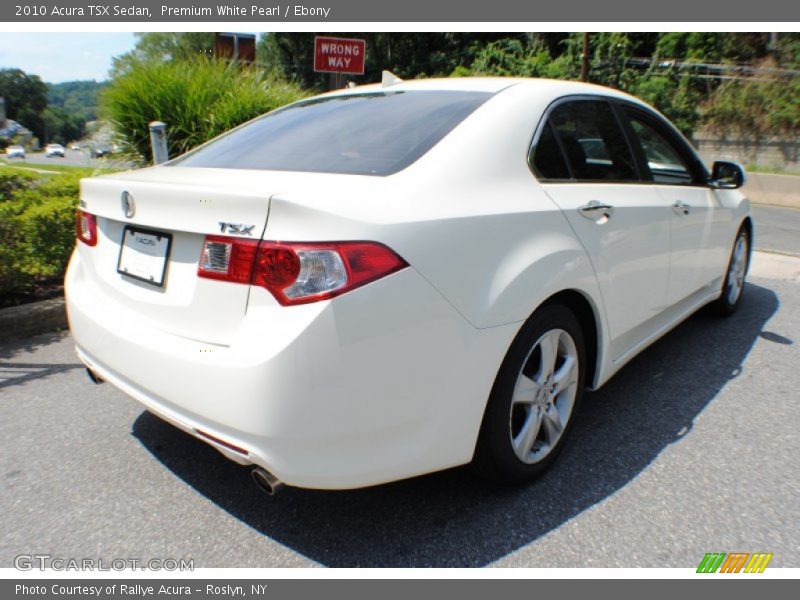 Premium White Pearl / Ebony 2010 Acura TSX Sedan