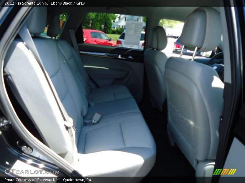 Ebony Black / Gray 2012 Kia Sorento LX V6