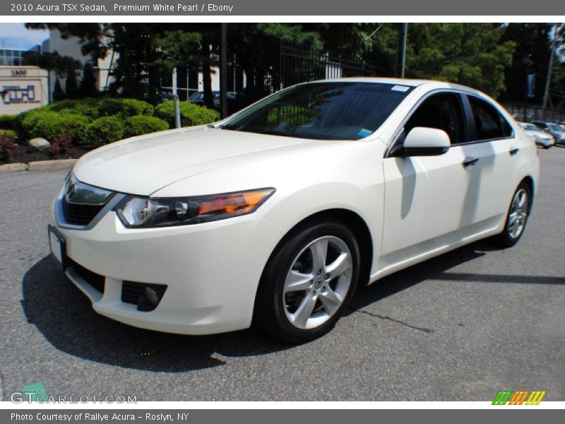 Premium White Pearl / Ebony 2010 Acura TSX Sedan