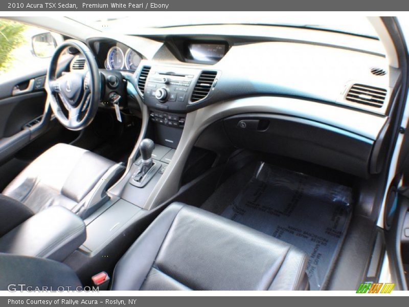 Premium White Pearl / Ebony 2010 Acura TSX Sedan