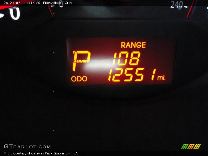 Ebony Black / Gray 2012 Kia Sorento LX V6