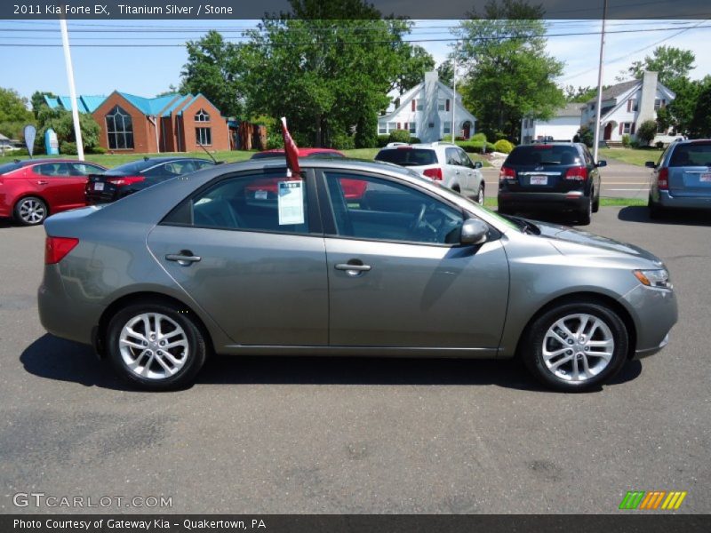 Titanium Silver / Stone 2011 Kia Forte EX