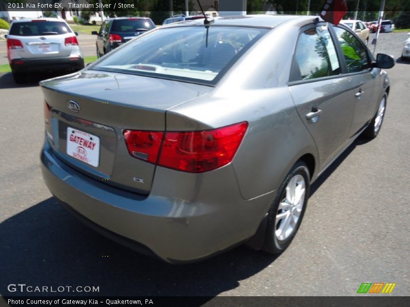 Titanium Silver / Stone 2011 Kia Forte EX
