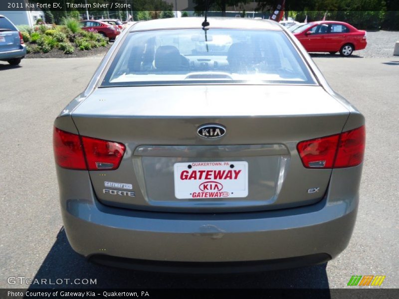 Titanium Silver / Stone 2011 Kia Forte EX