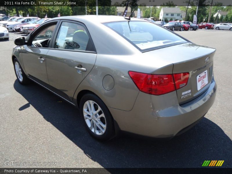 Titanium Silver / Stone 2011 Kia Forte EX